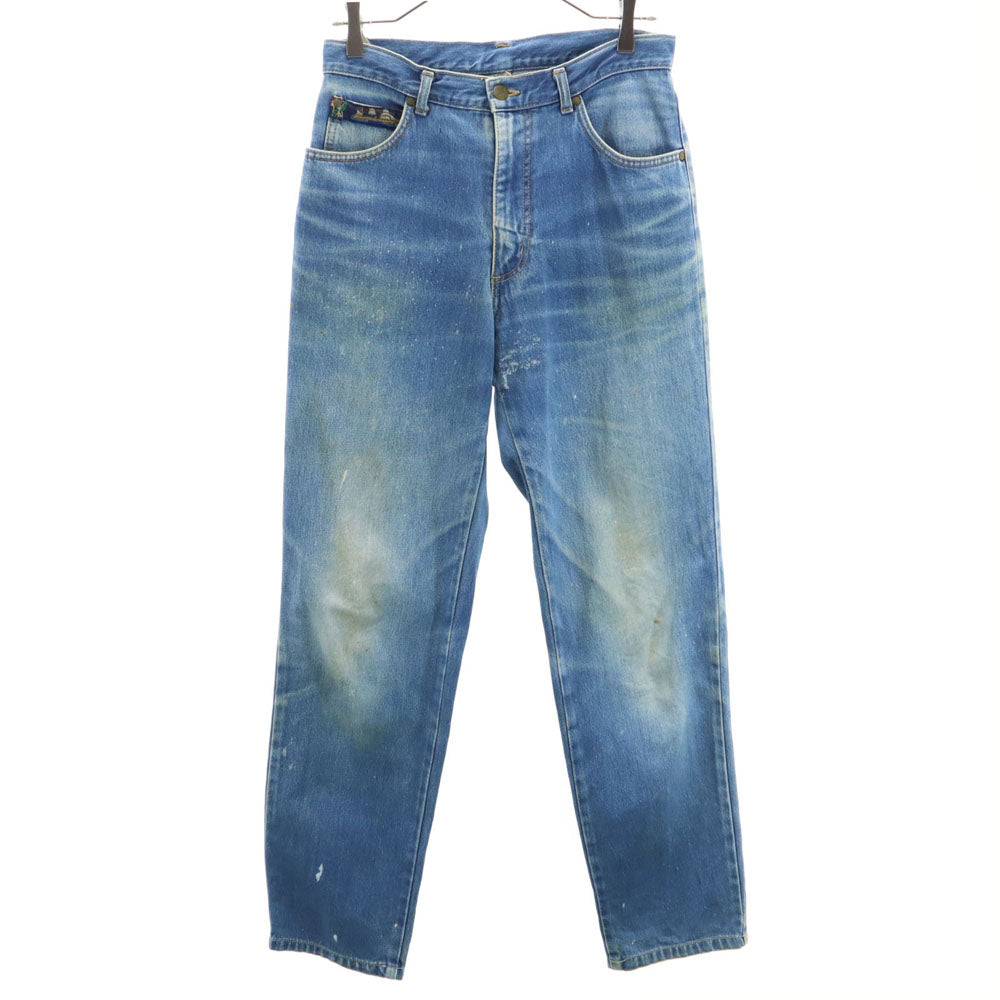 CELINE Tapered Denim Jeans Blue Size W30