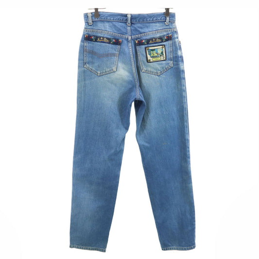 CELINE Tapered Denim Jeans Blue Size W30