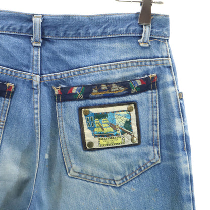 CELINE Tapered Denim Jeans Blue Size W30