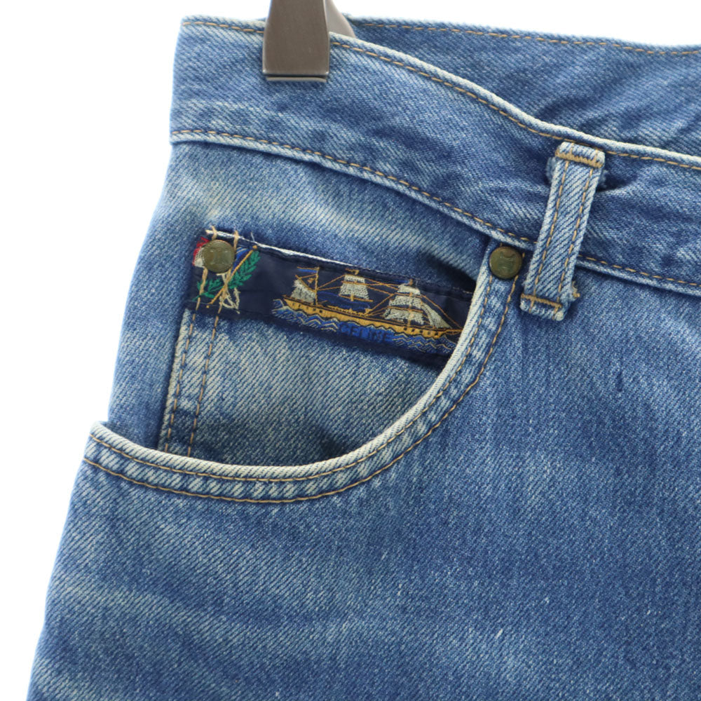 CELINE Tapered Denim Jeans Blue Size W30