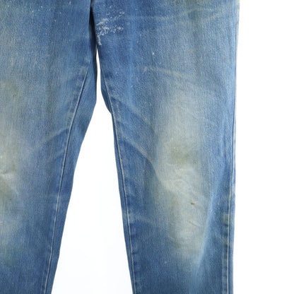 CELINE Tapered Denim Jeans Blue Size W30