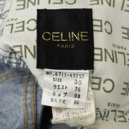 CELINE Tapered Denim Jeans Blue Size W30