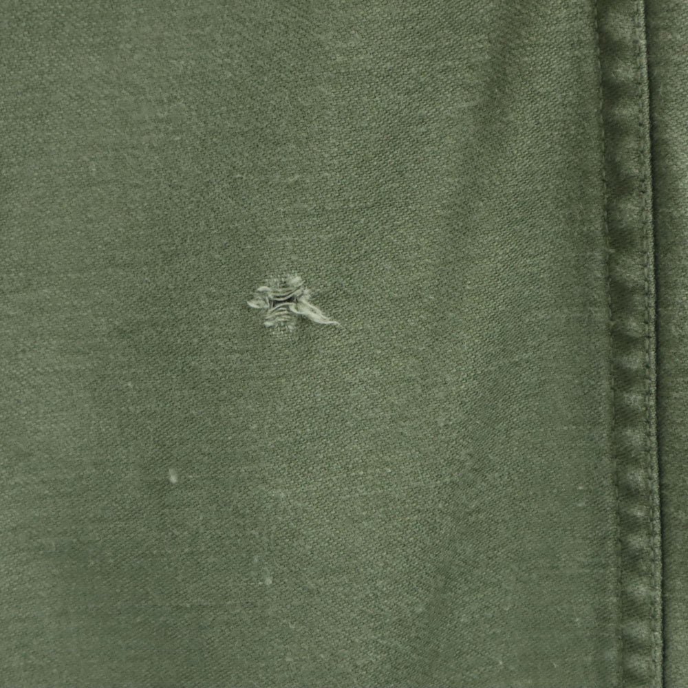 US ARMY 70s Vintage Baker Pants Cotton Sateen Green Size W30
