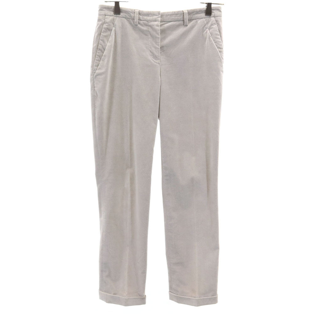 JIL SANDER Cotton Pants Gray Size 32