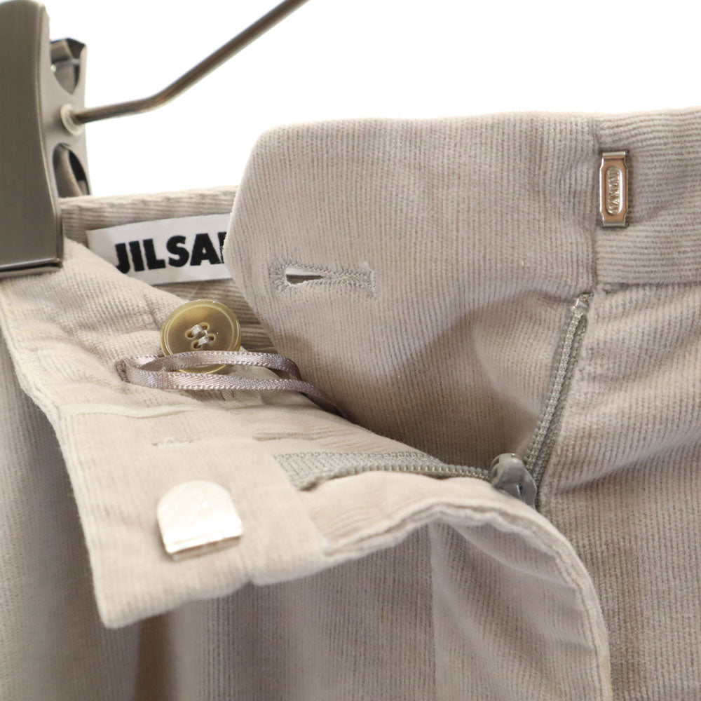 JIL SANDER Cotton Pants Gray Size 32