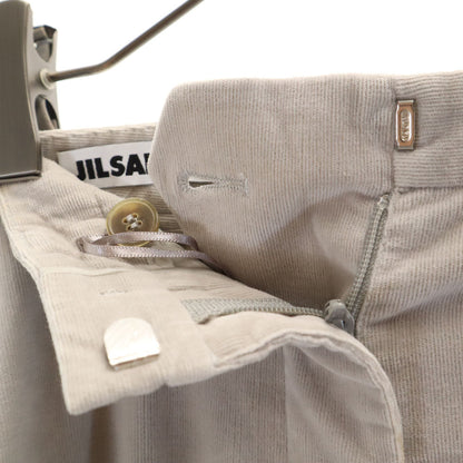 JIL SANDER Cotton Pants Gray Size 32