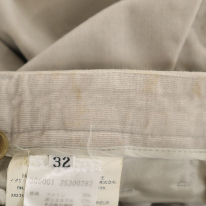 JIL SANDER Cotton Pants Gray Size 32
