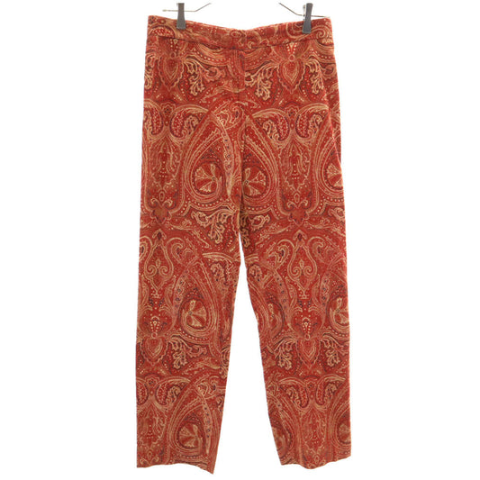 KENZO 90s All-Over Pattern Corduroy Pants Red Size 38