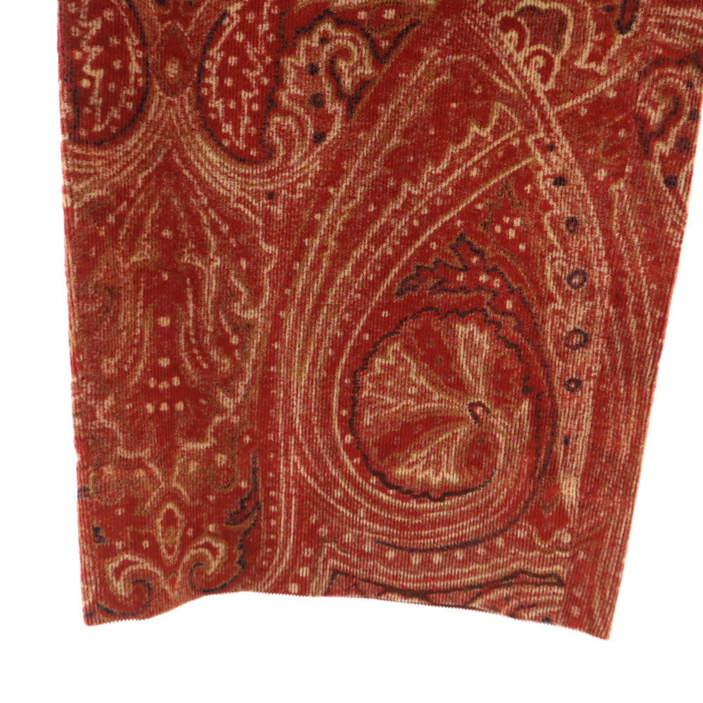 KENZO 90s All-Over Pattern Corduroy Pants Red Size 38