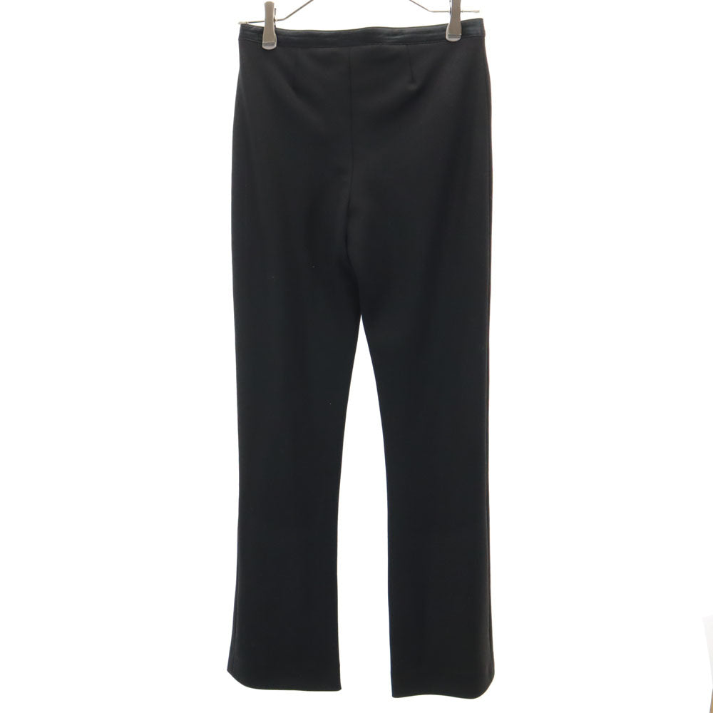 LOUIS VUITTON Wool Blend Flare Pants Black Size 34