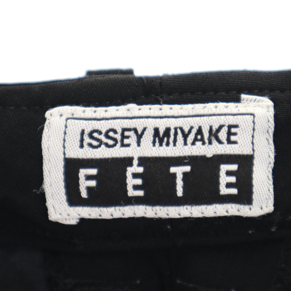 ISSEY MIYAKE FETE Wide Slacks Pants Black Size JP 3