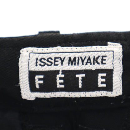 ISSEY MIYAKE FETE Wide Slacks Pants Black Size JP 3