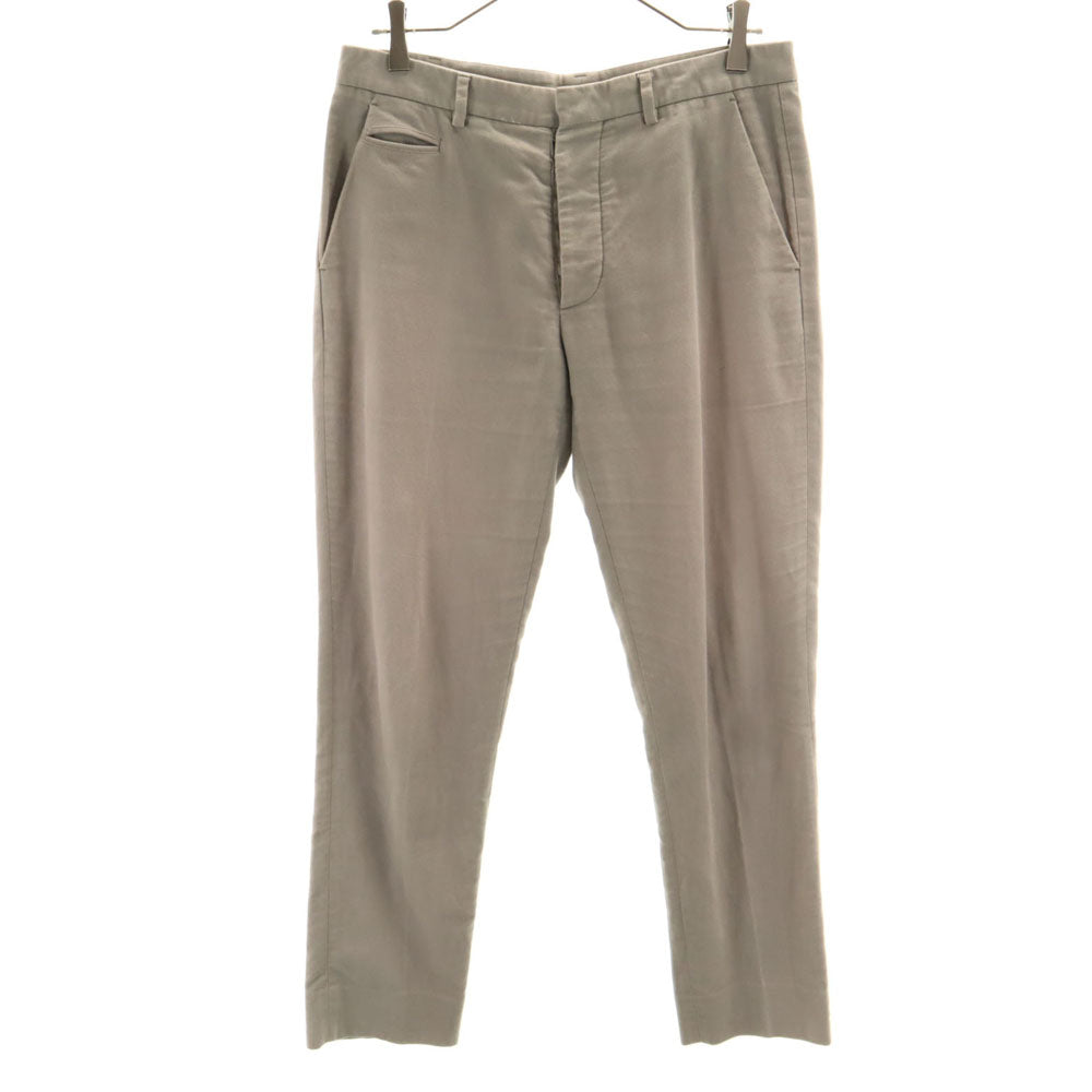 Maison Martin Margiela Faux Suede Slim Pants Gray Size 46