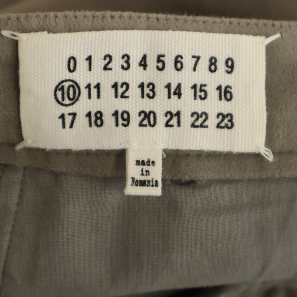 Maison Martin Margiela Faux Suede Slim Pants Gray Size 46