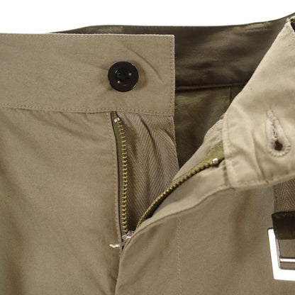 Sacai 23SS Wool Blend Belted Chinos Ash Beige Size 1
