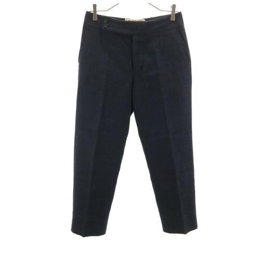 MARNI Italian Wool Blend Trousers Charcoal Navy Size 38