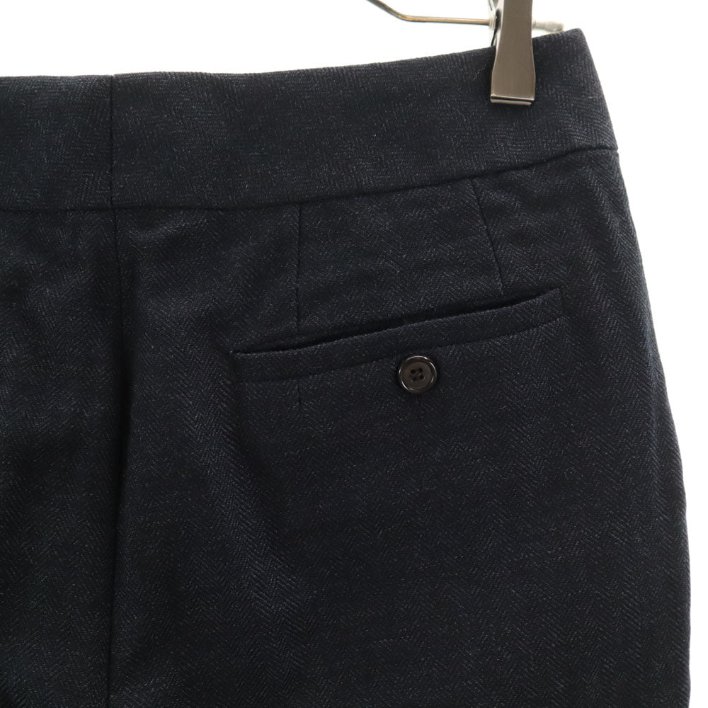MARNI Italian Wool Blend Trousers Charcoal Navy Size 38