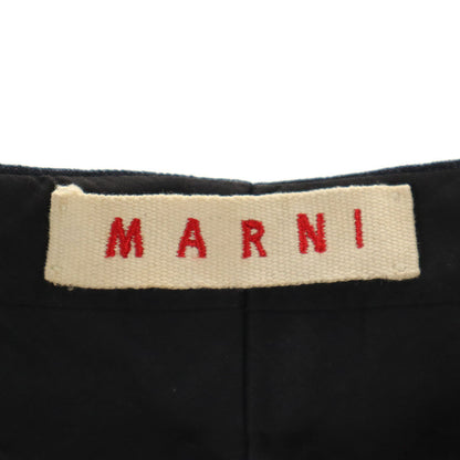 MARNI Italian Wool Blend Trousers Charcoal Navy Size 38