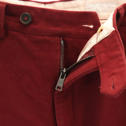 PRADA Wool Pants Red Size 46