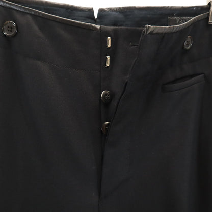 PRADA Charcoal Black Long Pants Size 46