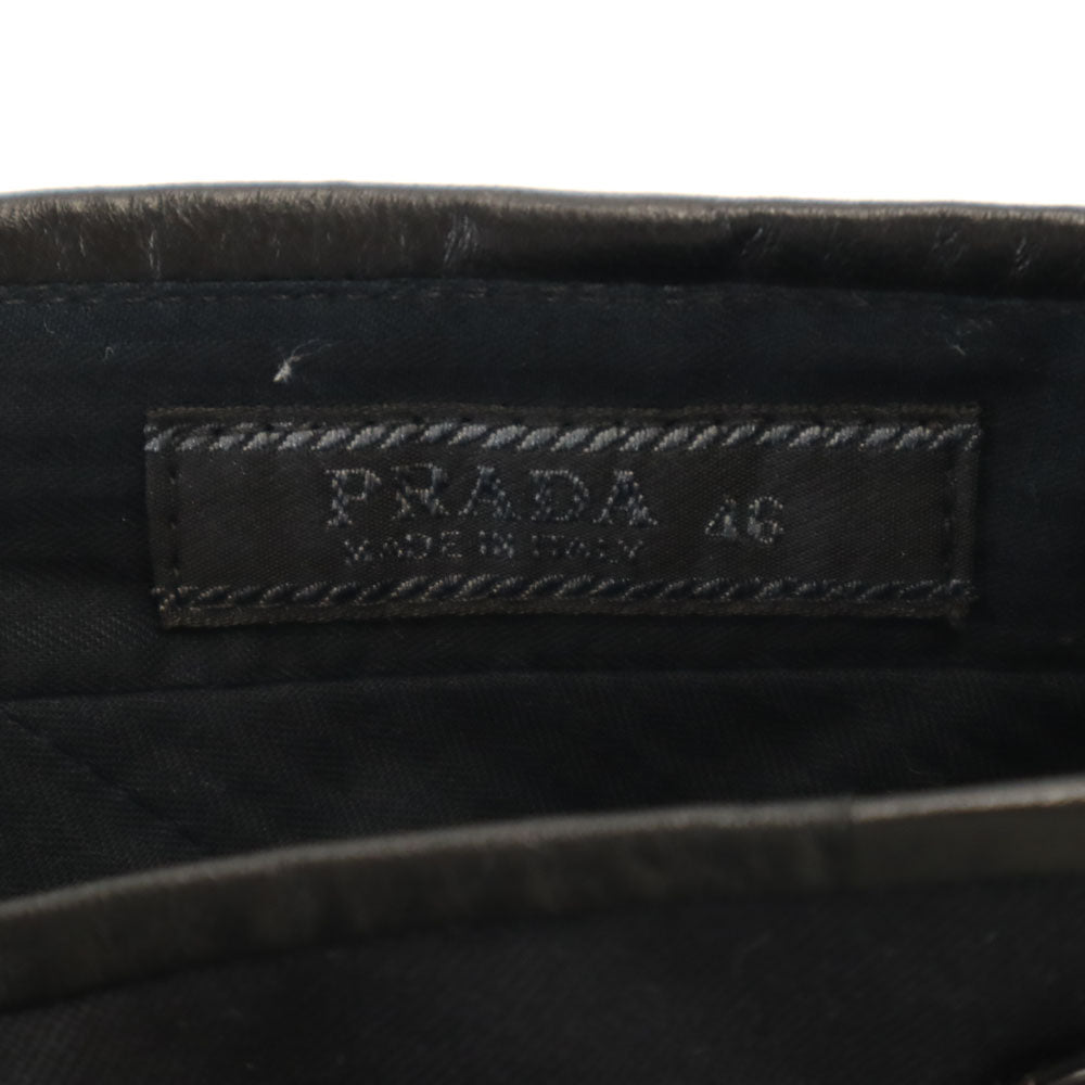 PRADA Charcoal Black Long Pants Size 46