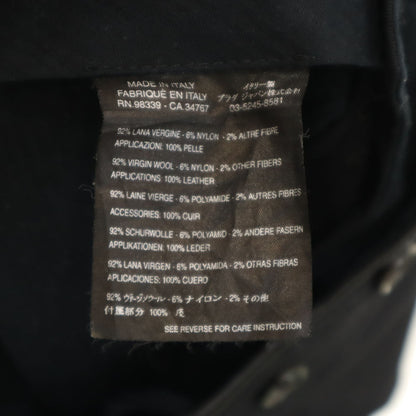 PRADA Charcoal Black Long Pants Size 46