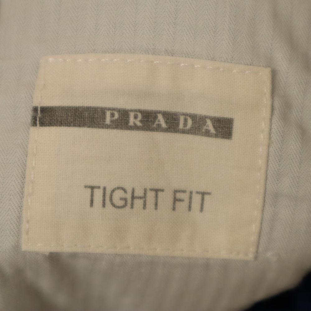 PRADA Made in Italy Slim Fit Pants Blue Size W30