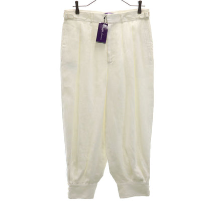 RALPH LAUREN Purple Label Linen Blend Pants White Size 6
