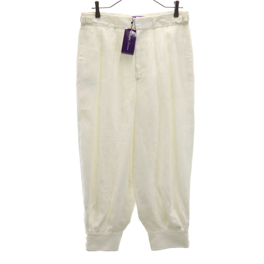 RALPH LAUREN Purple Label Linen Blend Pants White Size 6