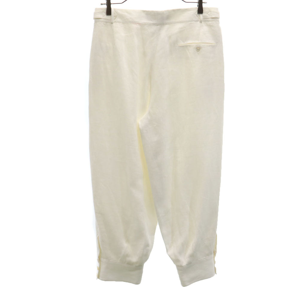 RALPH LAUREN Purple Label Linen Blend Pants White Size 6