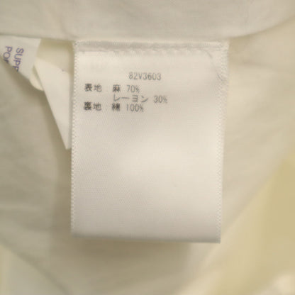 RALPH LAUREN Purple Label Linen Blend Pants White Size 6