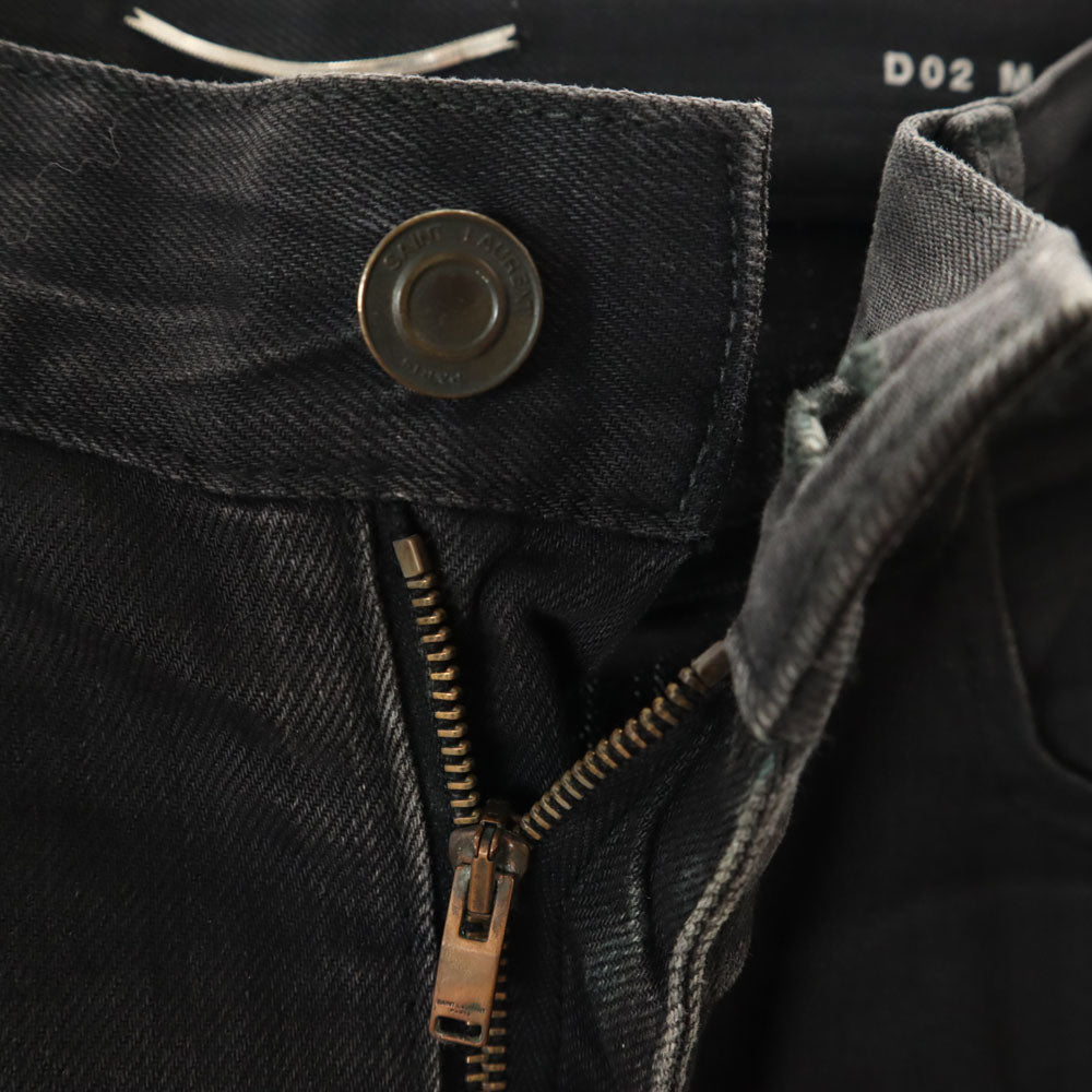 SAINT LAURENT Skinny Denim Jeans Black