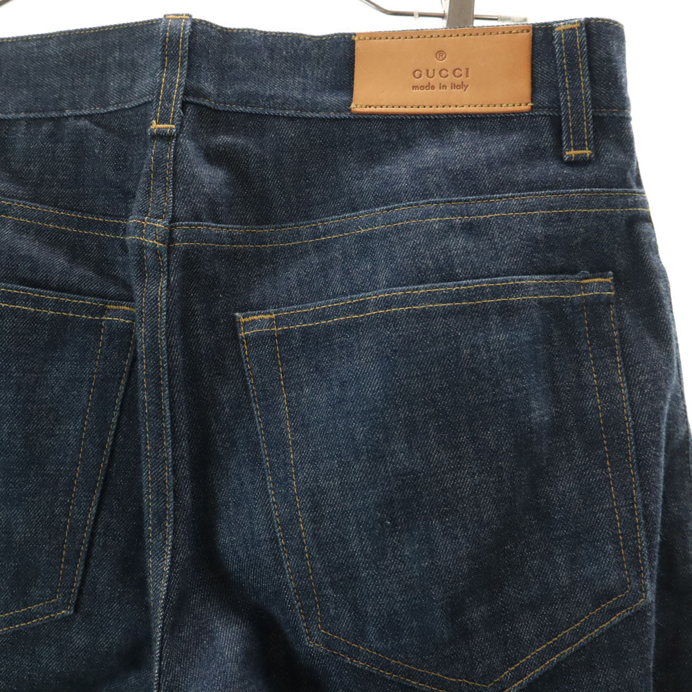 GUCCI Italian-made Denim Jeans Navy Size 46