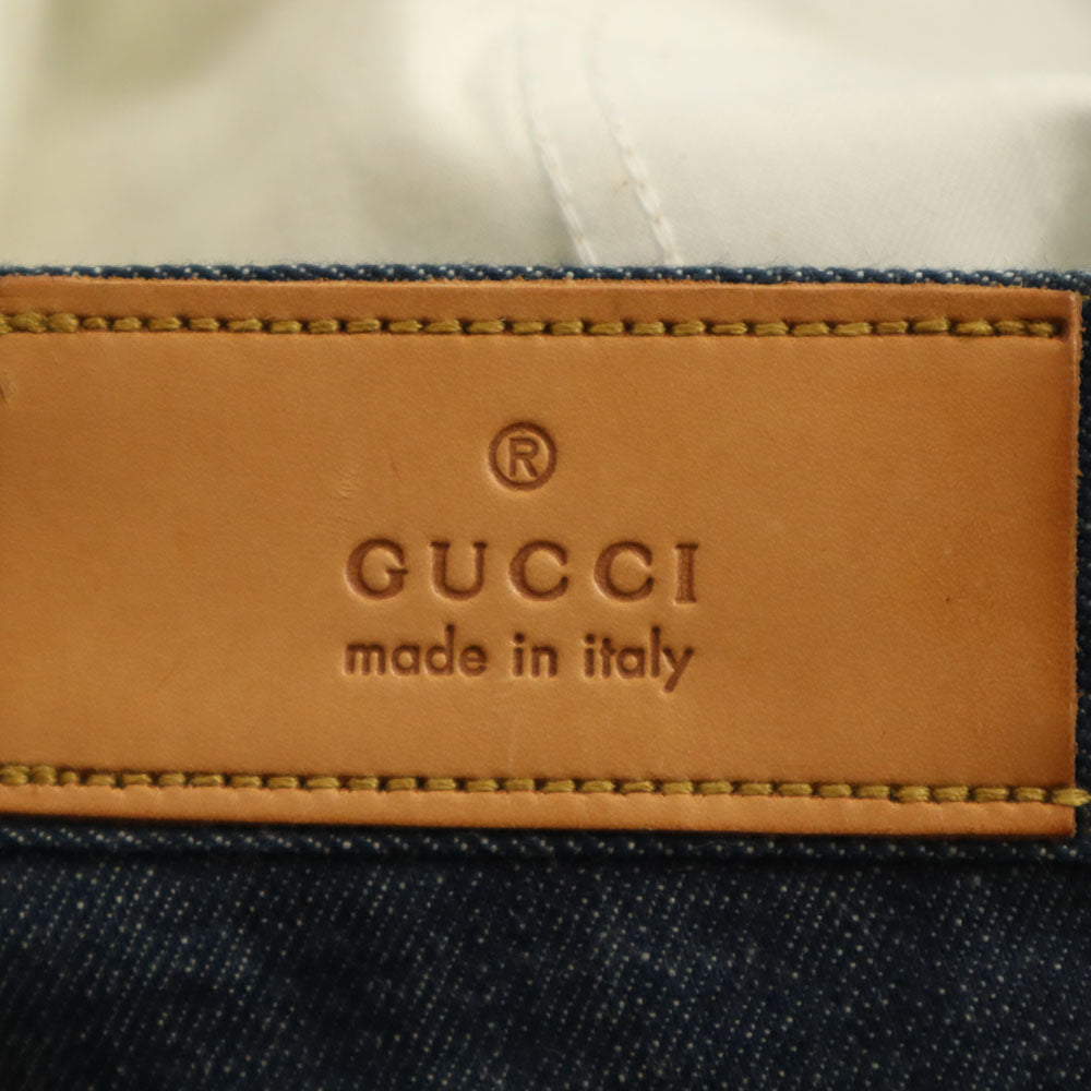 GUCCI Italian-made Denim Jeans Navy Size 46