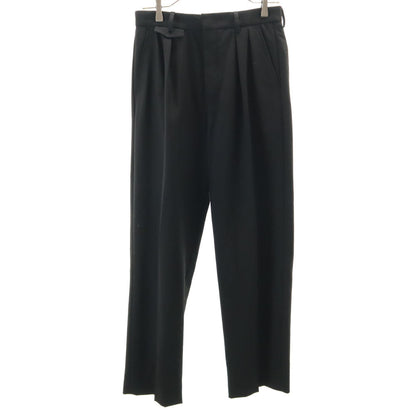 GUCCI Italian 100% Wool Slacks Black Size 44