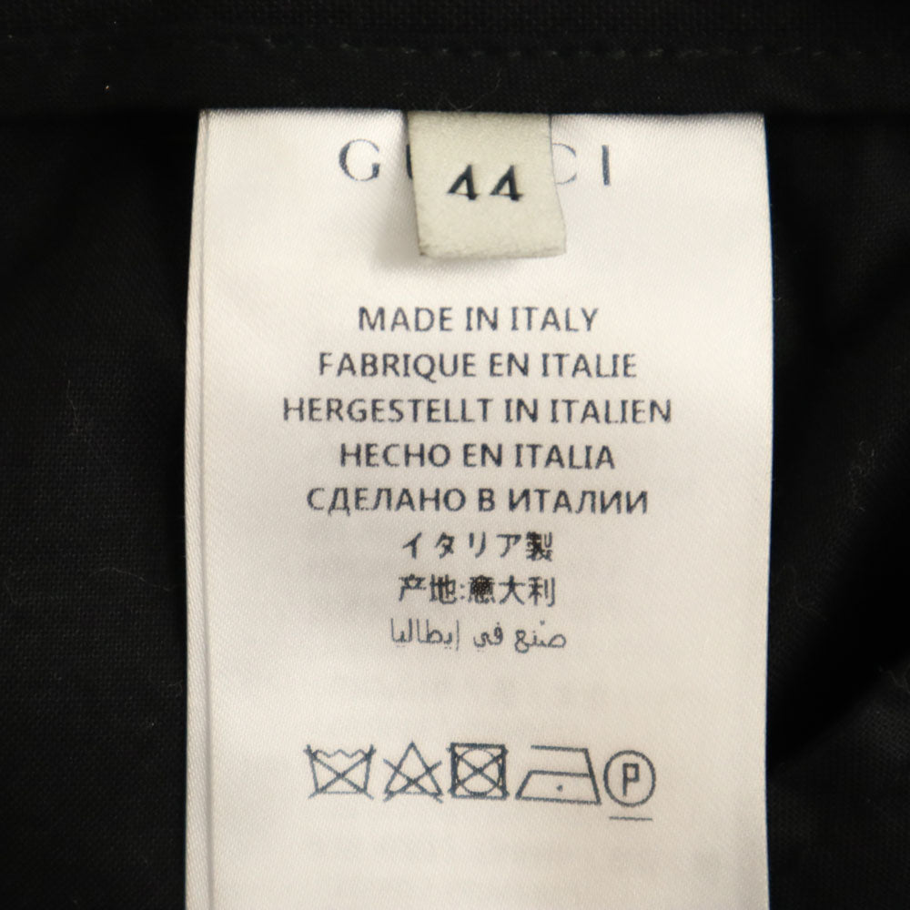 GUCCI Italian 100% Wool Slacks Black Size 44