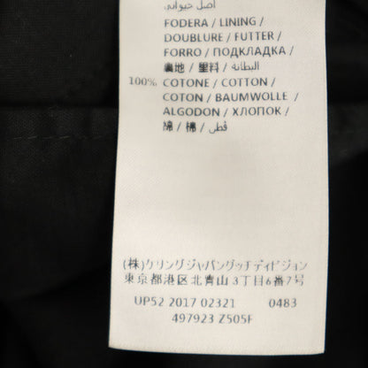 GUCCI Italian 100% Wool Slacks Black Size 44