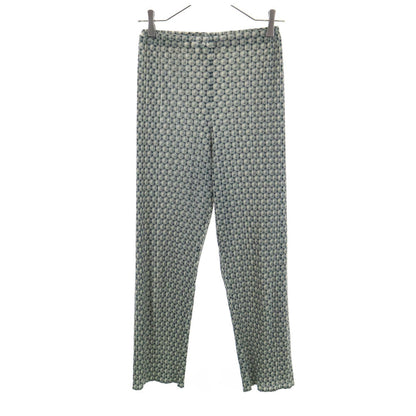 PLEATS PLEASE 90s Patterned Easy Pants Gray Size 2