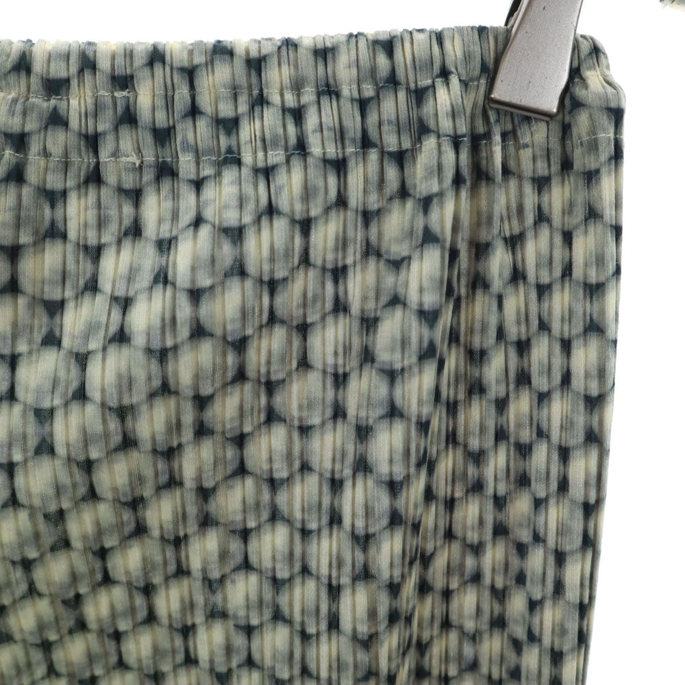 PLEATS PLEASE 90s Patterned Easy Pants Gray Size 2