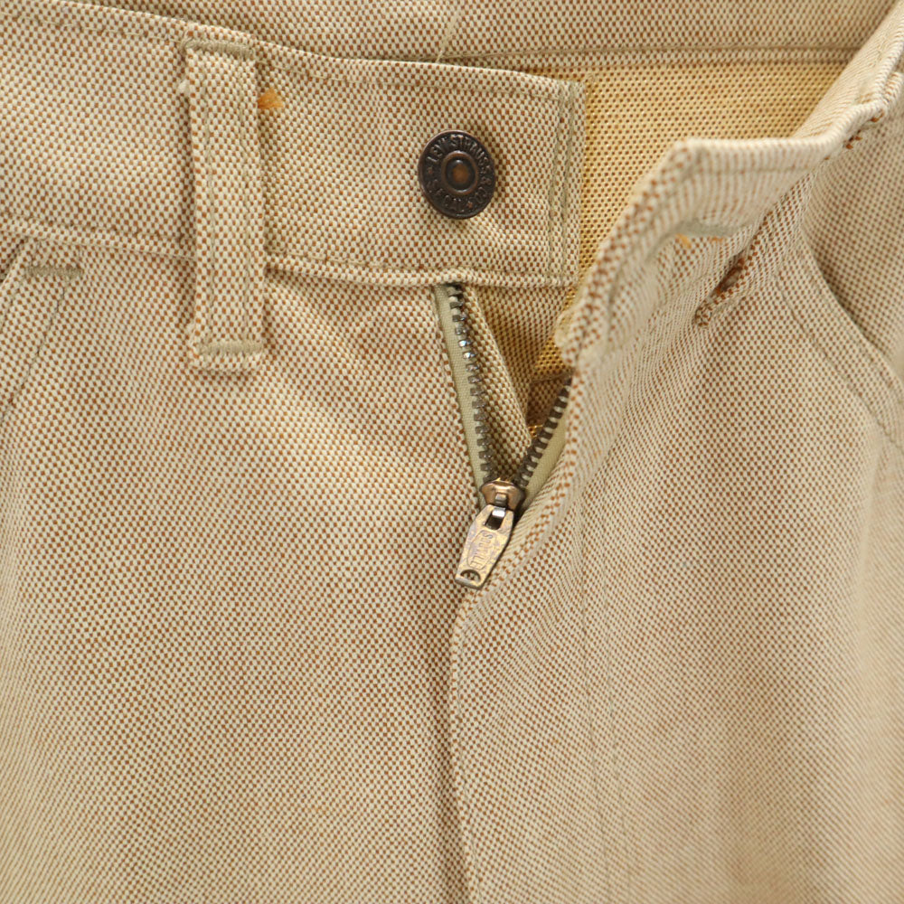 Levi's 70s Big E Vintage Sta-Prest Hopsack Pants Beige