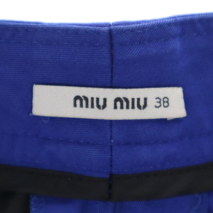 MIUMIU Blue Ankle Pants Size 38