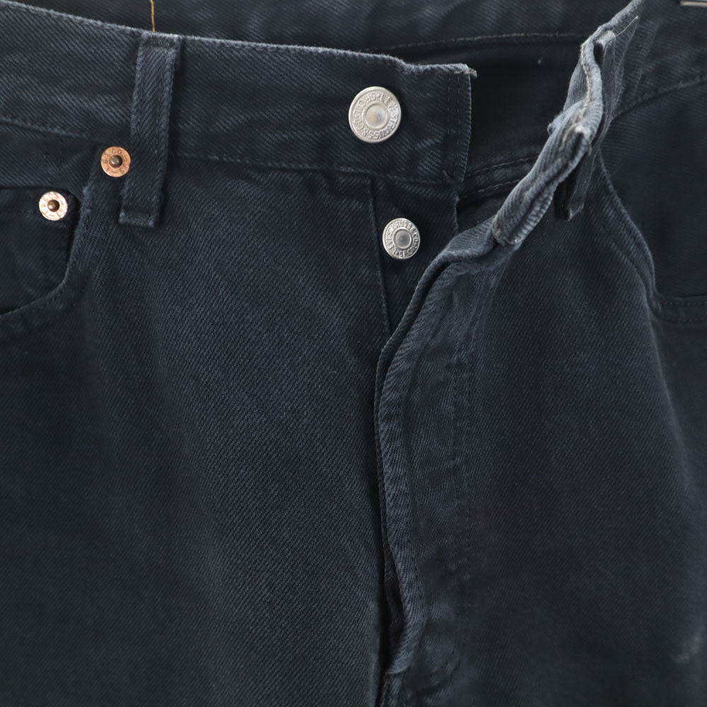 Levi's 90s Vintage 501 Overdyed Euro Pants Black Size W30