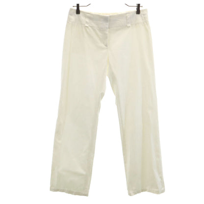 CELINE French Made Cotton Pants White Size 40