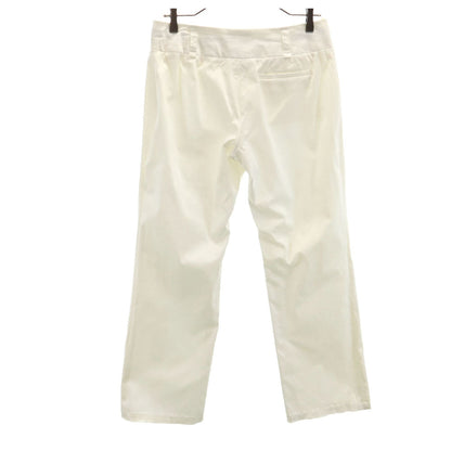 CELINE French Made Cotton Pants White Size 40