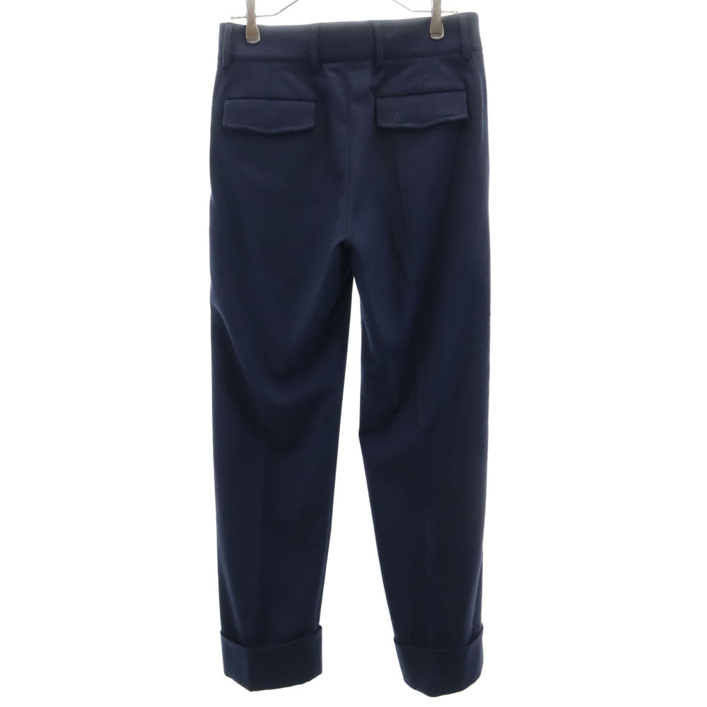 GUCCI Italian Wool Blend Trousers Blue Size 44