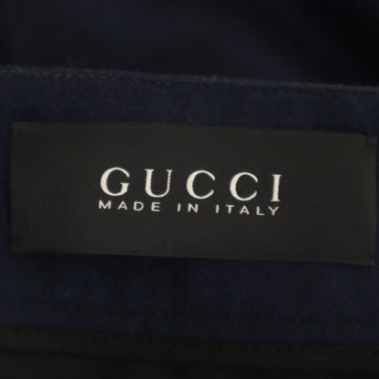 GUCCI Italian Wool Blend Trousers Blue Size 44