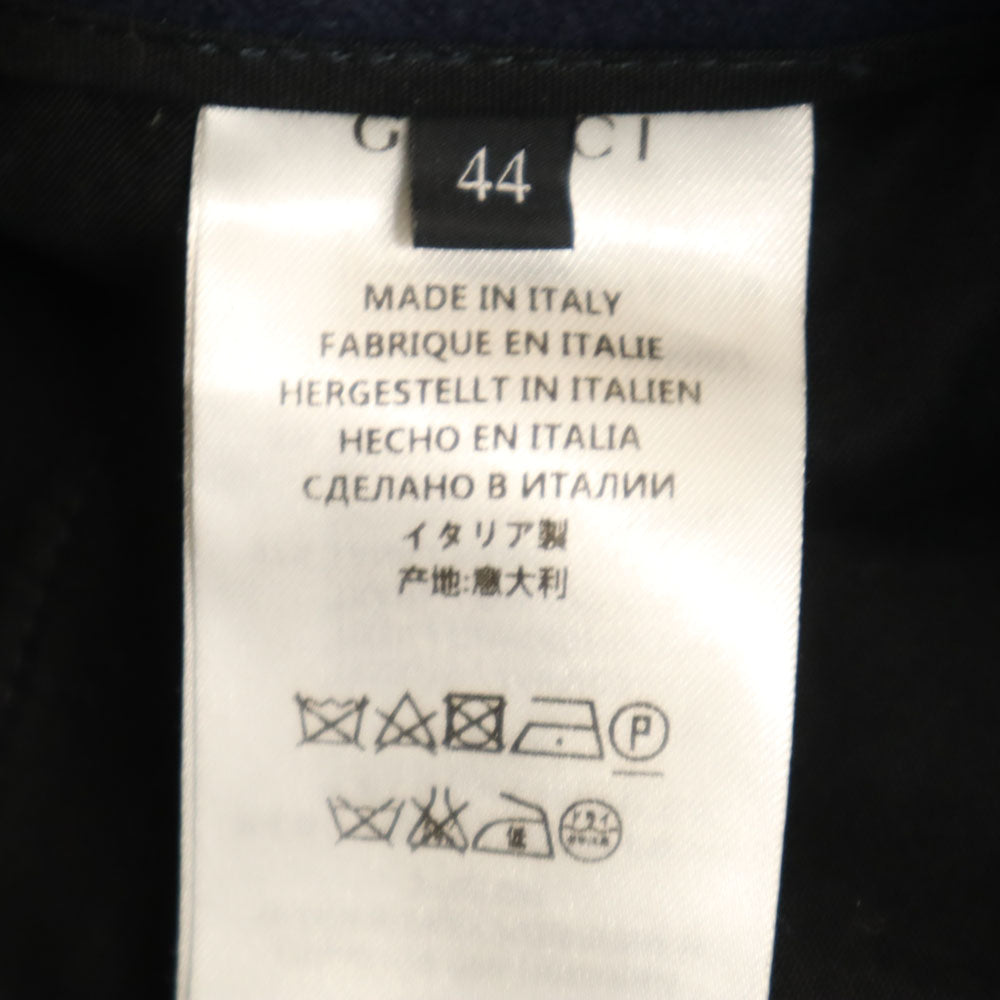 GUCCI Italian Wool Blend Trousers Blue Size 44