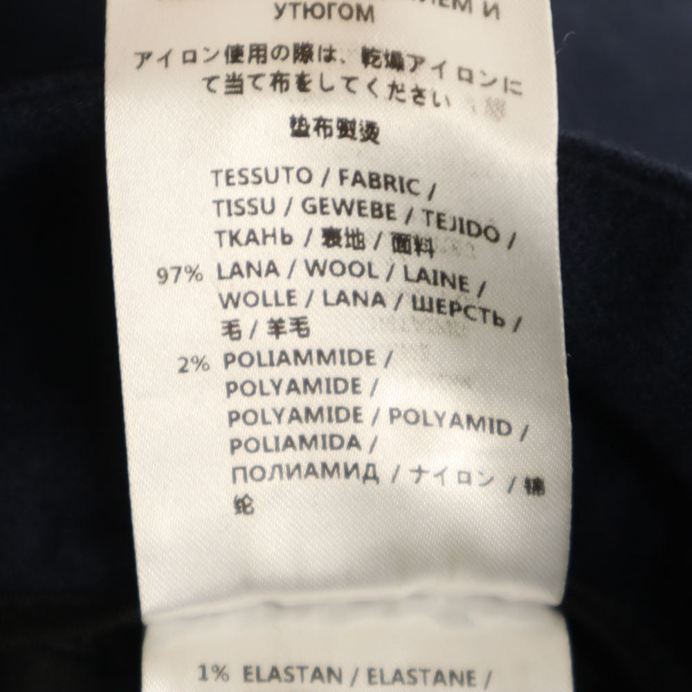GUCCI Italian Wool Blend Trousers Blue Size 44