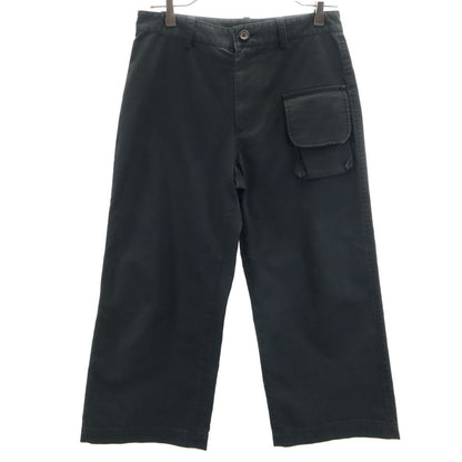 Y's Made in Japan Wide Cotton Pants Black Size 1