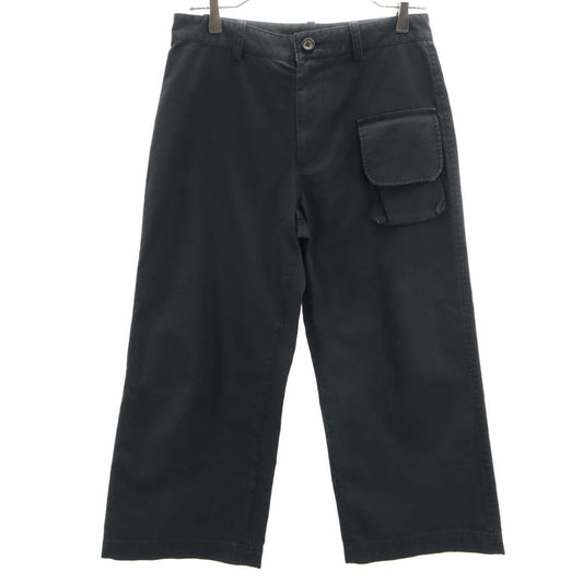 Y's Made in Japan Wide Cotton Pants Black Size 1
